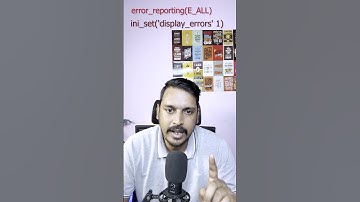 PHP Error Not Showing? Fix in 2 Lines ✅ | PHP Tips #shorts #viral #spancoders #facts #php