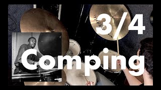 3/4 Jazz Drum comping - Louis Hayes Transcription on Blue Daniel