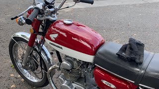 1970 Honda CB175 Ride to the Post Office!