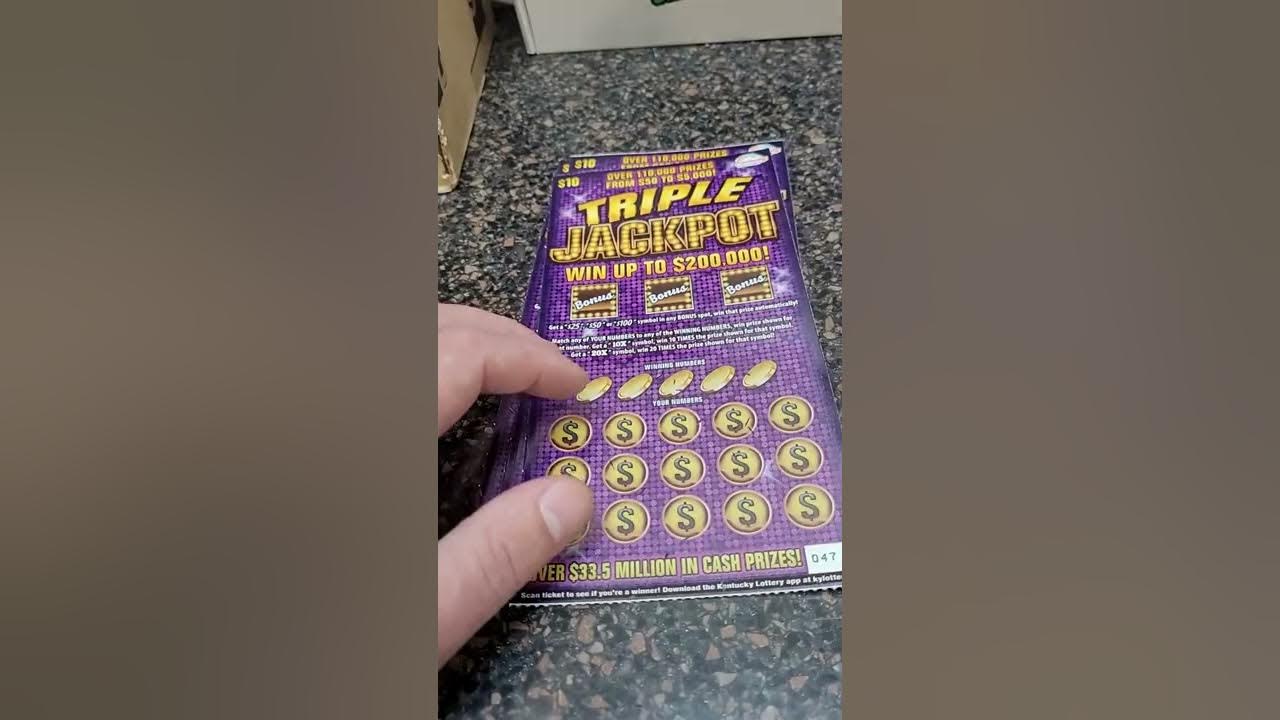 Winning Triple Jackpot Scratch Offs from the Kentucky Lottery! YouTube