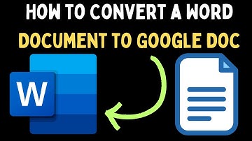 How to Convert a Word Document to Google Doc on Windows 11