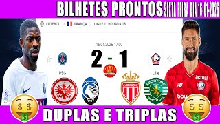 PALPITES DE FUTEBOL PRA HOJE DIA 16 01 2026 SEXTA FEIRA