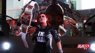 WWE 2K20 Gameplay Becky Lynch Vs Sani Baszler Women Championship Match At Wrestlemania 36 Highlights