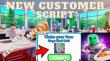 [FREE HUGE👽] My Restaurant Script Hack NEW OP CUSTOMER AUTOFARM 👽INF MONEY 👨‍🍳 Roblox