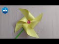 Как Сделать Ветряную мельницу Из Бумаги/How to Make a Paper Windmill/Origami Windmill