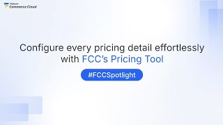 Configure every pricing detail effortlessly with FCC's Pricing Tool.