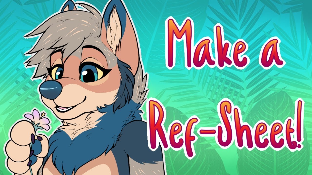 Digital Furry Fursona Ref Reference Character Sheet - weeklybangalee.com