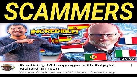 WOUTER CORDUWENER AND RICHARD SIMCOTT FAKE HYPERPOLYGLOT SCAMMERS. THEY CAN