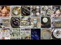 Beautiful dinner sets tea  sets fancy crockery items kitchen itemsvlog crockerygolden homeoran