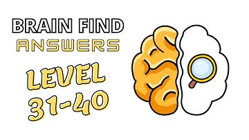 Brain Find Level 31 32 33 34 35 36 37 38 39 40 Answers