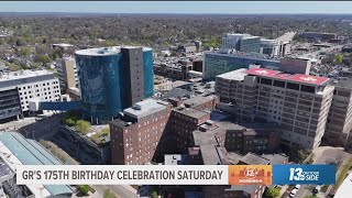 Grand Rapids hosting free birthday bash this weekend to celebrate city's 175th anniversary