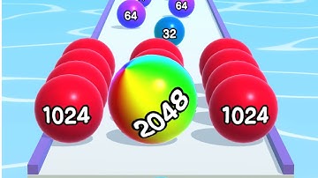 Ball Run 2048 - All Levels Gameplay Android, iOS ( Levels 550 - 572 )