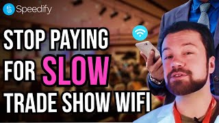 Fix Slow, Expensive Convention & Trade show WiFi: Combine personal hotspots, 4g, and 5g