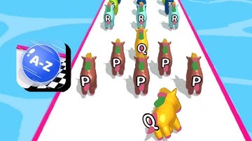 AZ Run -2048 ABC Runner||Gameplay (iOS & Android) Part 19