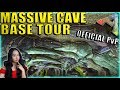 Massive Mega Tribe Breeding Base Tour (Ragnarok) - Ark Official PvP - Ark: Survival Evolved