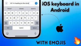 How to apply iOS keyboard on android mobile |iOS keyboard|(iOS emojis +keyboard +sound)#spoilertech