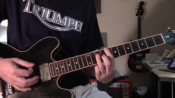 Hush Guitar version - Guitar performance video thumbnail