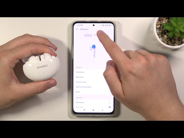 Gestures in HUAWEI FreeBuds 4i 