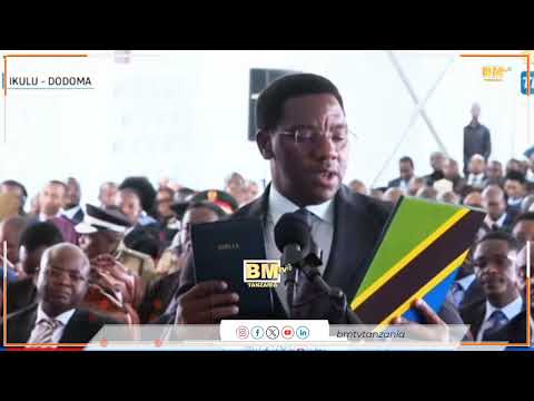 MAKONDA MWANZA FA TOOK THE OATH BEFORE PRESIDENT SAMIA TODAY IN THE CENTER