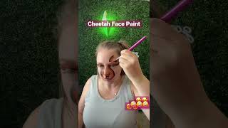 Cheetah Face Painting #Facepainting #Facepainttutorial #Facepaint #Facepainter #Shorts #Artist #Art