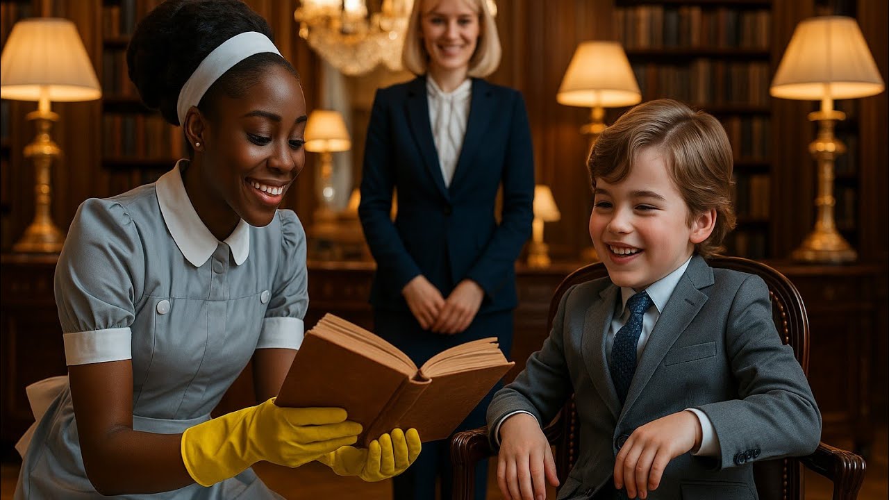 “Il n’avait pas parlé depuis 2 ans… jusqu’à ce qu’une femme de ménage invisible change sa vie.