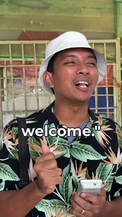 This is why tourists should learn Malay…