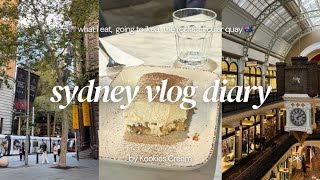 ⋆₊˚⊹♡ sydney vlog diary | food & dessert recs, museum, the rocks, sydney fish market ⋆˚✿˖°