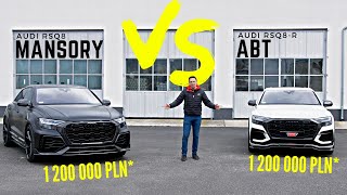 Audi RSQ8R ABT 1of125 740HP/920Nm vs Audi RSQ8 MANSORY 600HP/800Nm KTÓRY PAKIET WYBIERASZ ?