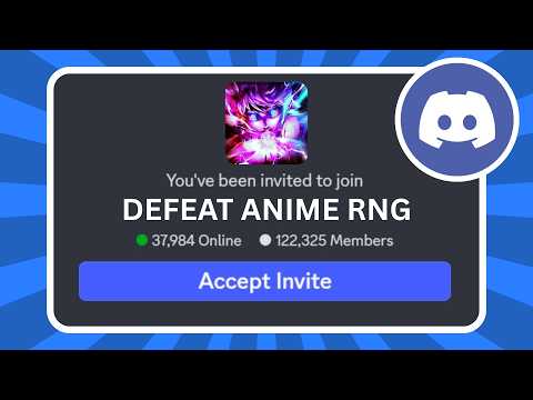 How to Join Defeat Anime RNG Discord Server
