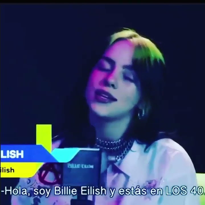 Billie eilish speak spanish - YouTube