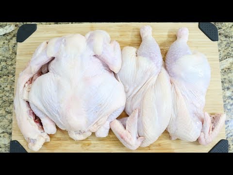 How to Butterfly a Chicken (2 Ways) ผ่าไก่ตัวแบบง่าย - Episode 162