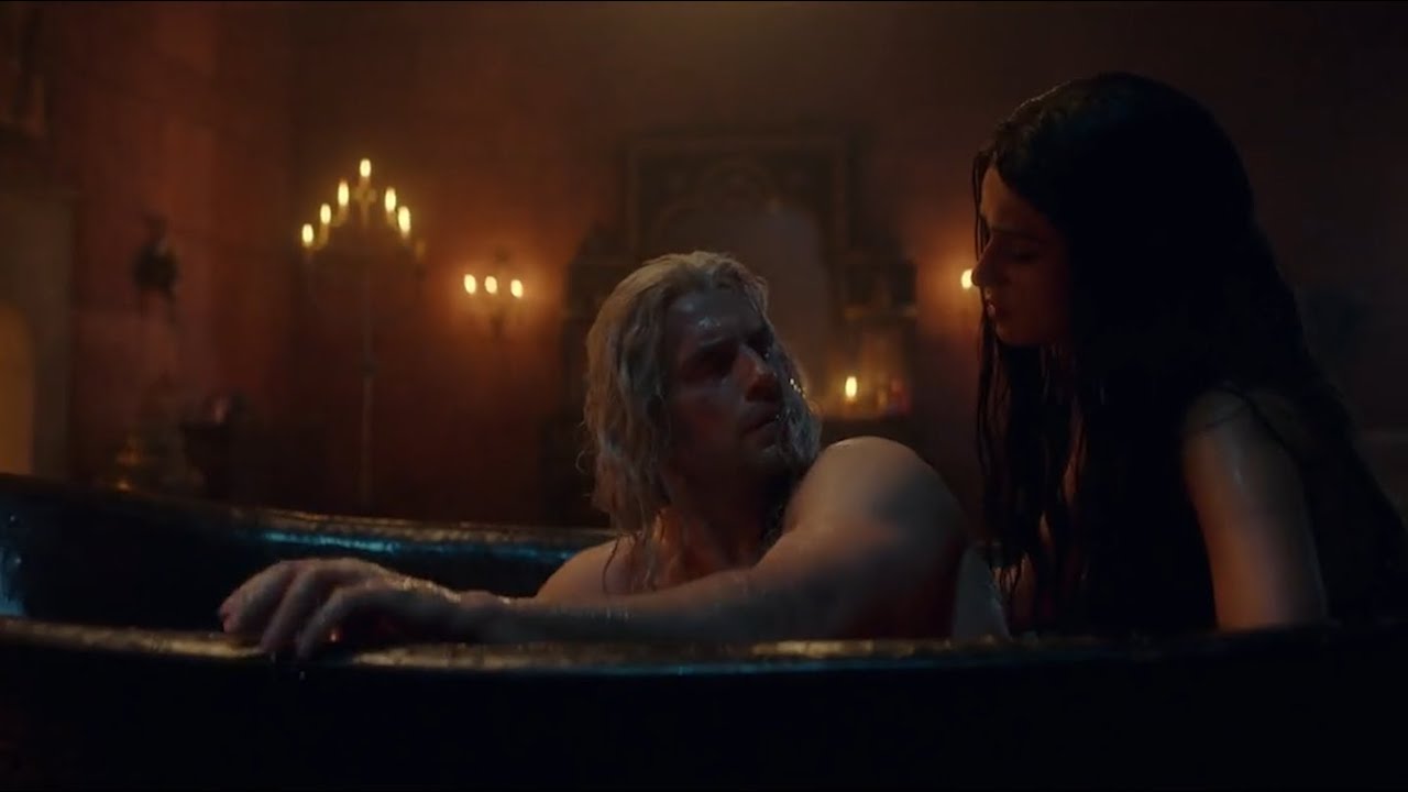 Geralt and yennefer sex scene netflix