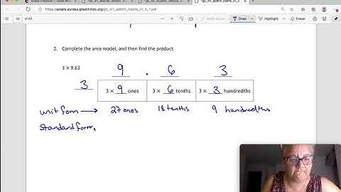 Eureka Math Grade 5 Module 1 Lesson 11 Exit Ticket