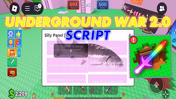 *FREE* ⚔️ Underground War 2.0 Script - (Kill Aura, Sword Reach, Bypasser, ESP)