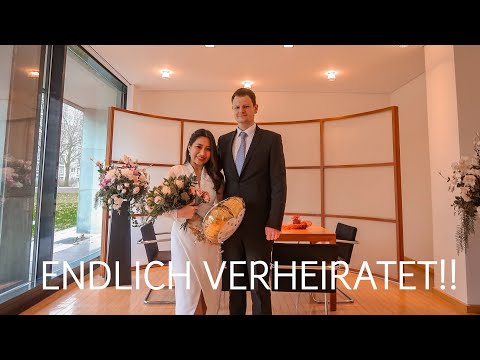 🤵🏼👰🏻วันแต่งงานจดทะเบียนสมรสของเราที่เยอรมนี WIR SIND VERHEIRATET!! | STANDESAMT | Jajar Mekatz