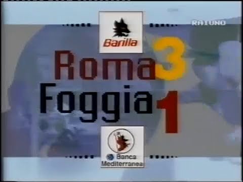 1992-93 (3a - 20-09-1992) Roma-Foggia 3-1 [Caniggia,Giannini,Giannini,DeVincenzo] Servizio D.S.Rai1