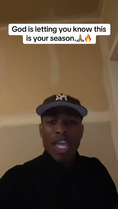 God is letting you know this your season.🙏🏽🔥