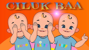 CILUK BAA | LAGU ANAK TREND TERBARU | KARTUN ANAK EDUKATIF | DOMDOM INDONESIA