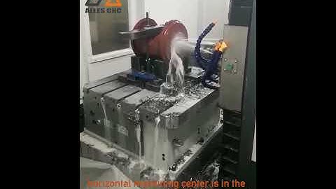 Horizontal machining center milling