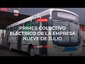 🚌 Conocé el primer colectivo eléctrico de la Empresa Nueve de Julio