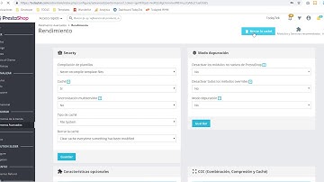 Tutorial Prestashop Borrar Cache Reconstruir Indice
