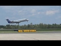 CRJ-200 SkyWest takeoff at Bemidji Regional Airport