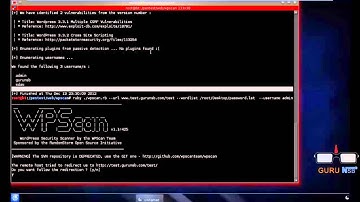 Backtrack 5 R3    wpscan