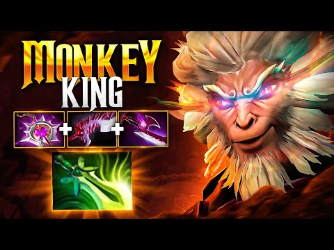 БЕССМЕРТНЫЙ КОРОЛЬ ОБЕЗЬЯН | depressed kid MONKEY KING  | dota 2