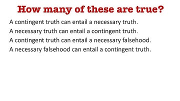 LCA Video 43 Necessary and Contingent