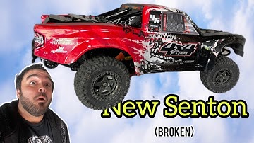Broke our NEW BIG RC CAR!! Arrma Senton