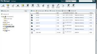 Website design: CPanel