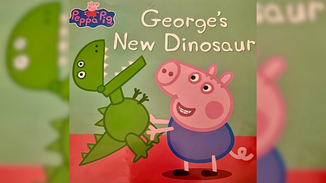 George’s new dinosaur 🐷🦖 