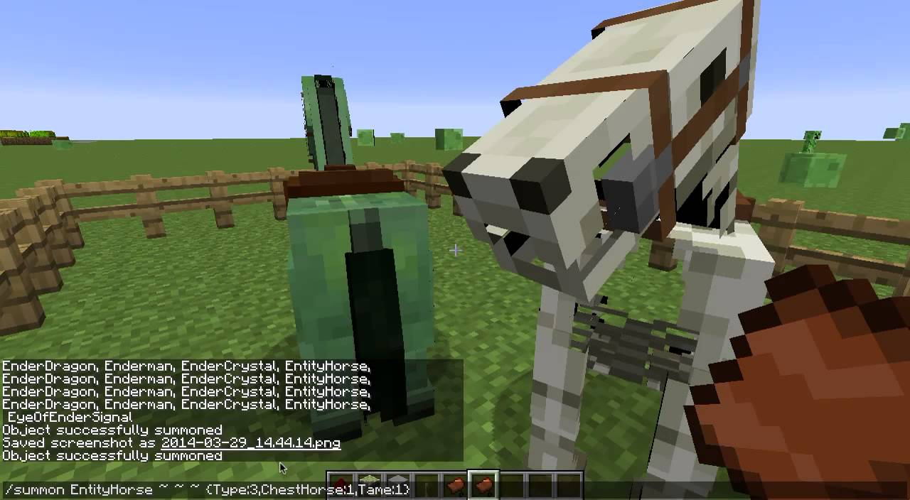 Minecraft Glitchesride undead horse YouTube
