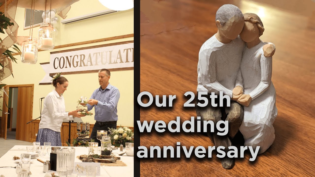 Bruderhof celebrations for our 25th wedding anniversary and wedding